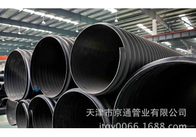 廊坊周边，DN400口径，HDPE钢带增强聚乙烯螺旋波纹管，环刚度1