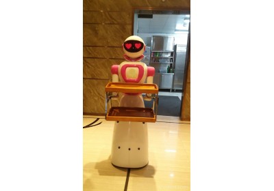 智能机器人、服务机器人、送餐机器人、餐厅机器