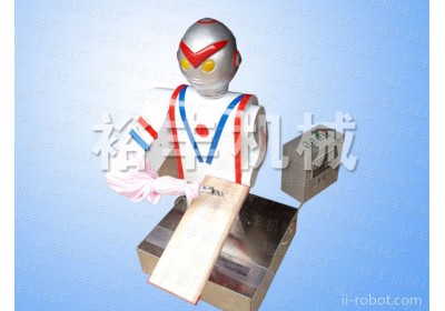 人工智能自动刀削面机器人20秒一碗面受到欢迎