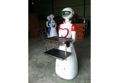 金腾机器人电动遥控智能玩具机器人一件代发送餐餐饮业智能送餐机器人 商务营销推广 商用服务机器人