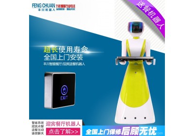 深圳丰川广告机器人  造型美观技术领先 餐厅服务员机器化丰川机器人 扫地机器人 餐饮机器人 服务机器人 拖地机器人 扫地