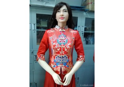 上海惊鸿机器人 美女迎宾机器人 大堂门迎机器人FYB-2A 机器人服务员厂家直销