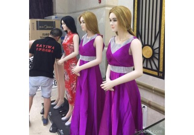 卡伊瓦 新款美女迎宾机器人  送餐服务机器人、功能齐全耐用、价格优惠  送餐机器人厂家