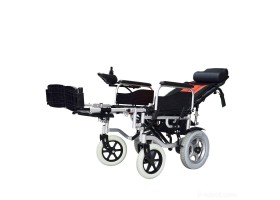 宏芮HR-5200C 电动轮椅车 可抬腿可后躺 平躺 全智能控制器残疾椅  老年电动代步车 折叠 电动轮椅批发电动轮