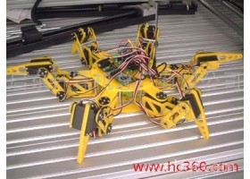 供应6足18自由度爬行机器人教学模型