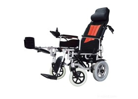 宏芮HR-5200C 手动抬腿手动后躺型 电动轮椅电动轮椅厂家电动轮椅车 全智能控制器残疾电动轮椅电动代步车折叠
