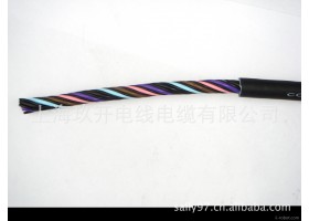 高柔性耐弯曲电线拖链软电缆线TRVVSP3芯2.5平方机器人雕刻机移