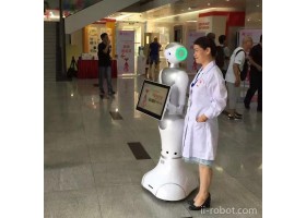 卡伊瓦厂家直销无轨迎宾机器人，智能导购机器人，语音互动宣传讲解机器人多功能带领机器人，无轨讲解机器人