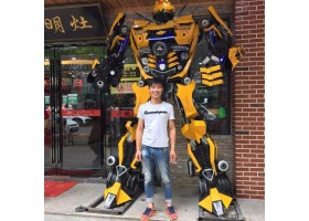 鸿业模型0002  大变形金刚模型机器人  大黄蜂擎天柱   大型变形金刚模型
